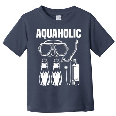 Cool Scuba Diving Themed Design For Men Women Scuba Dive Toddler T-Shirt