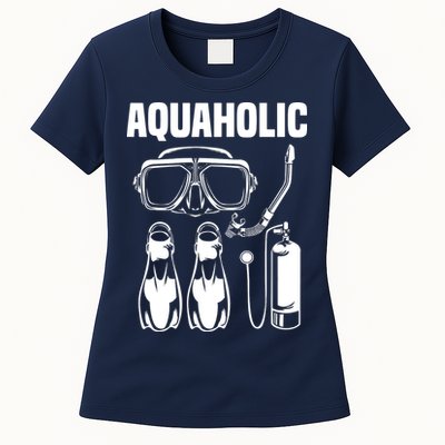 Cool Scuba Diving Themed Design For Men Women Scuba Dive Womens T-Shirt