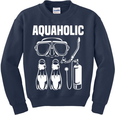 Cool Scuba Diving Themed Design For Men Women Scuba Dive Kids Sweatshirt