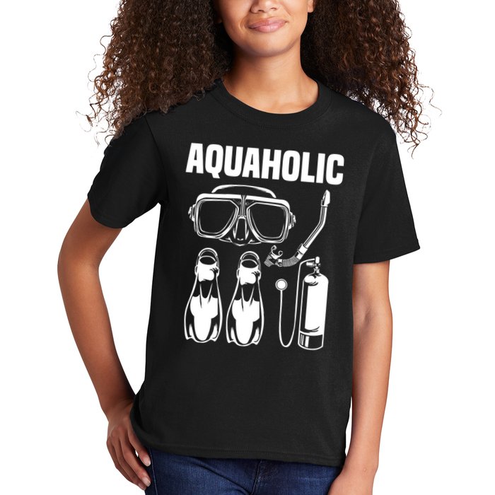 Cool Scuba Diving Themed Design For Men Women Scuba Dive Kids T-Shirt