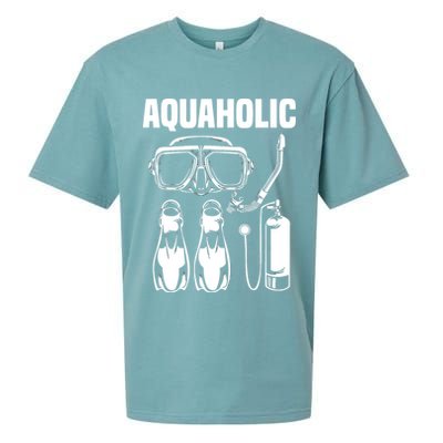 Cool Scuba Diving Themed Design For Men Women Scuba Dive Sueded Cloud Jersey T-Shirt