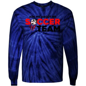 Coaching Soccer Dad Coach Soccer Coach Tie-Dye Long Sleeve Shirt