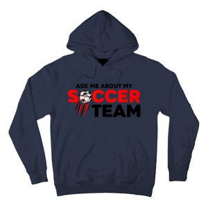 Coaching Soccer Dad Coach Soccer Coach Tall Hoodie