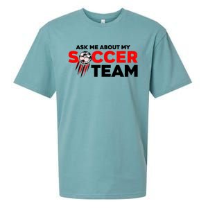 Coaching Soccer Dad Coach Soccer Coach Sueded Cloud Jersey T-Shirt