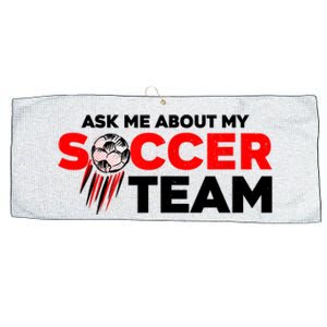 Coaching Soccer Dad Coach Soccer Coach Large Microfiber Waffle Golf Towel