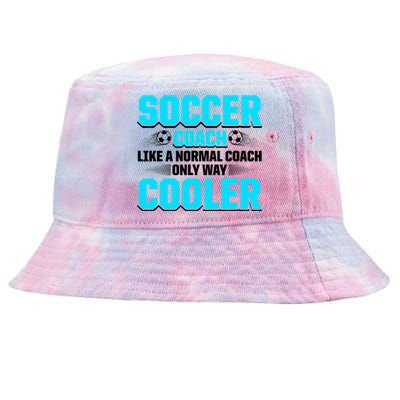 Coaching Soccer Dad Coach Soccer Coach Tie-Dyed Bucket Hat