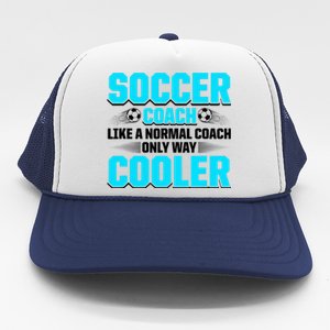 Coaching Soccer Dad Coach Soccer Coach Trucker Hat