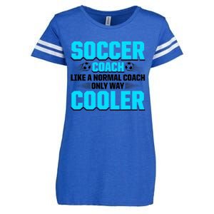 Coaching Soccer Dad Coach Soccer Coach Enza Ladies Jersey Football T-Shirt