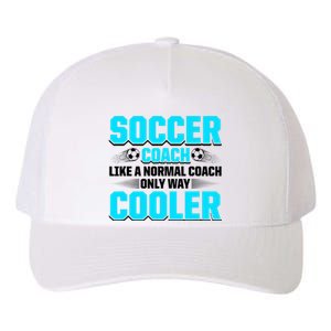 Coaching Soccer Dad Coach Soccer Coach Yupoong Adult 5-Panel Trucker Hat