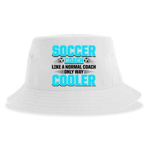 Coaching Soccer Dad Coach Soccer Coach Sustainable Bucket Hat