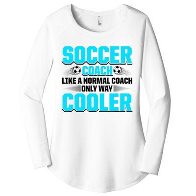 Coaching Soccer Dad Coach Soccer Coach Women's Perfect Tri Tunic Long Sleeve Shirt