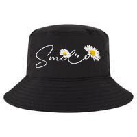 Cute Smile Daisy Flower Cool Comfort Performance Bucket Hat