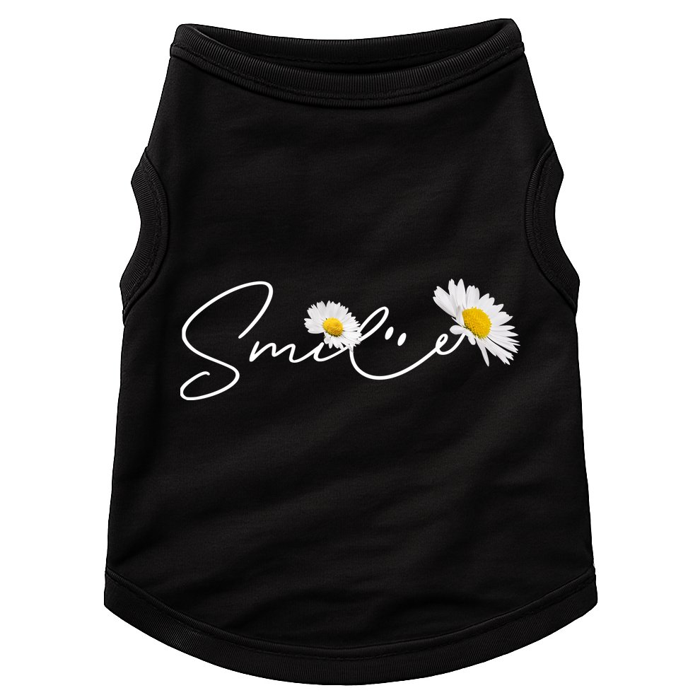 Cute Smile Daisy Flower Doggie Tank