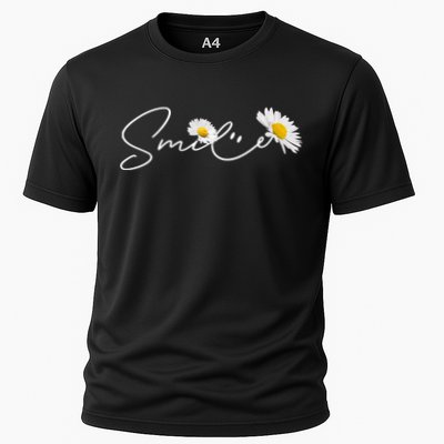 Cute Smile Daisy Flower Performance Shirt