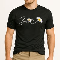Cute Smile Daisy Flower Cooling Performance Crew T-Shirt