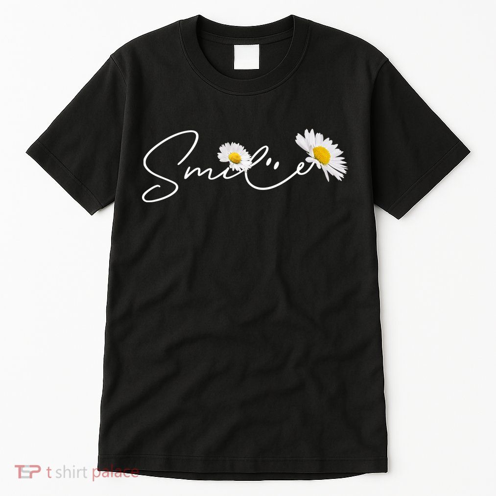 Cute Smile Daisy Flower Tall T-Shirt