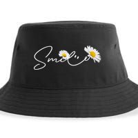 Cute Smile Daisy Flower Sustainable Bucket Hat