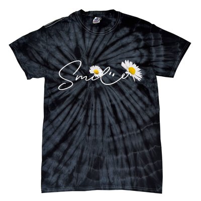 Cute Smile Daisy Flower Tie-Dye T-Shirt