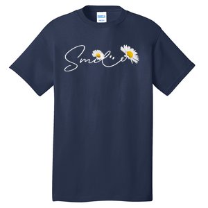 Cute Smile Daisy Flower Tall T-Shirt