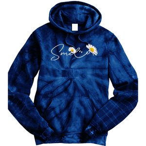 Cute Smile Daisy Flower Tie Dye Hoodie