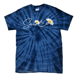 Cute Smile Daisy Flower Tie-Dye T-Shirt