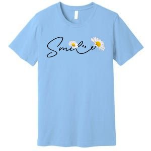 Cute Smile Daisy Flower Premium T-Shirt