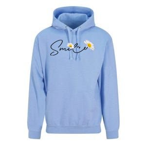 Cute Smile Daisy Flower Unisex Surf Hoodie