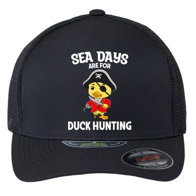 Cruising Sea Days Are For Duck Hunting Rubber Duck Cruise Flexfit Unipanel Trucker Cap