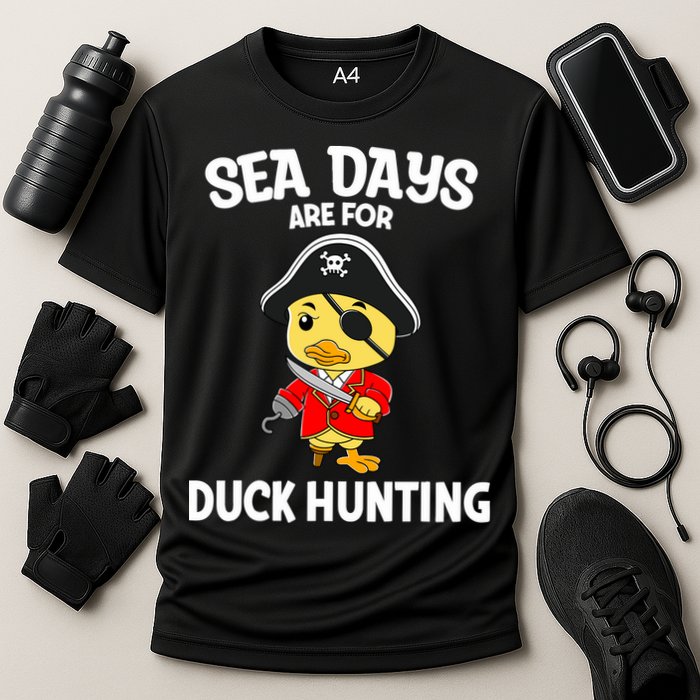 Cruising Sea Days Are For Duck Hunting Rubber Duck Cruise Performance Shirt