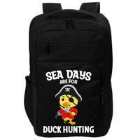 Cruising Sea Days Are For Duck Hunting Rubber Duck Cruise Impact Tech Backpack
