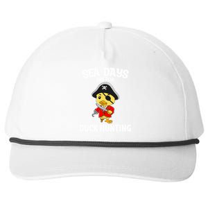 Cruising Sea Days Are For Duck Hunting Rubber Duck Cruise Snapback Five-Panel Rope Hat