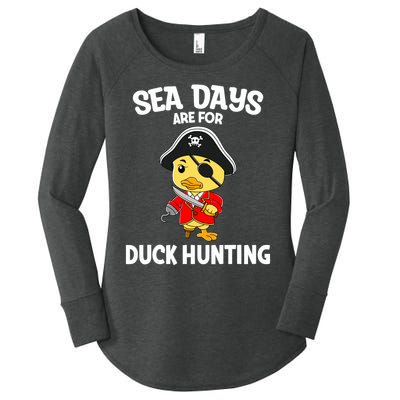 Cruising Sea Days Are For Duck Hunting Rubber Duck Cruise Women's Perfect Tri Tunic Long Sleeve Shirt