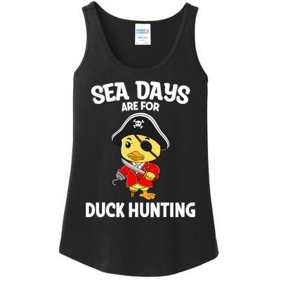 Cruising Sea Days Are For Duck Hunting Rubber Duck Cruise Ladies Essential Tank