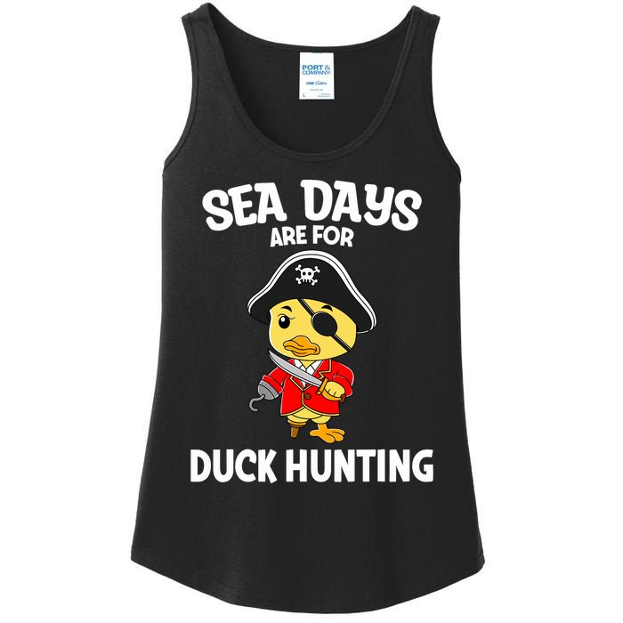 Cruising Sea Days Are For Duck Hunting Rubber Duck Cruise Ladies Essential Tank