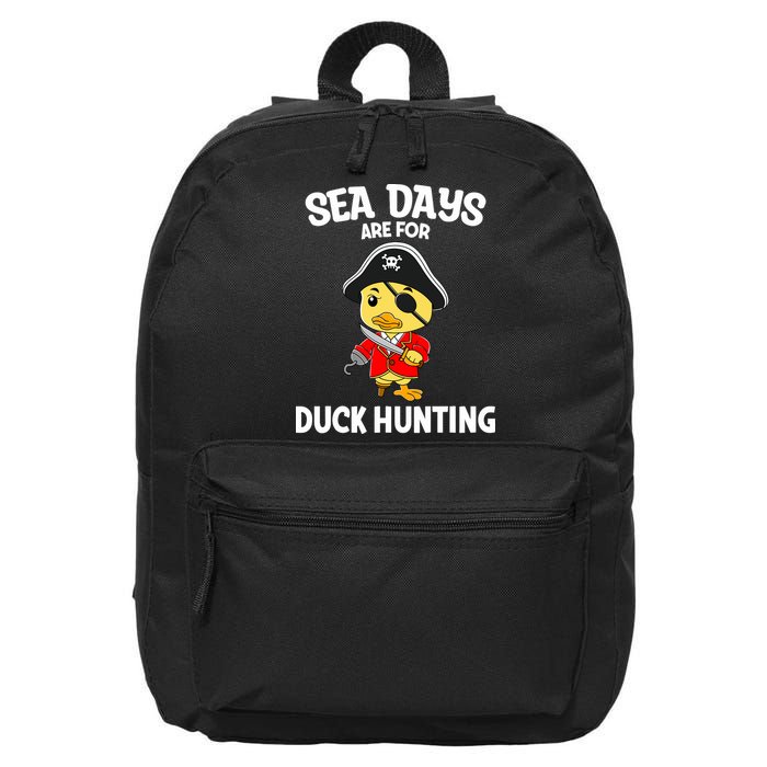 Cruising Sea Days Are For Duck Hunting Rubber Duck Cruise 16 in Basic Backpack