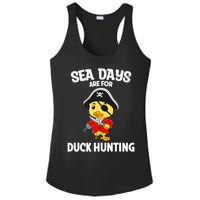 Cruising Sea Days Are For Duck Hunting Rubber Duck Cruise Ladies PosiCharge Competitor Racerback Tank