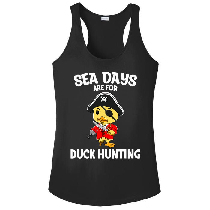 Cruising Sea Days Are For Duck Hunting Rubber Duck Cruise Ladies PosiCharge Competitor Racerback Tank