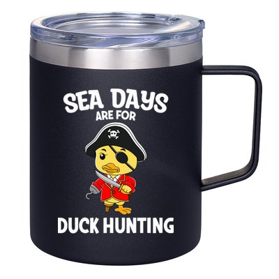 Cruising Sea Days Are For Duck Hunting Rubber Duck Cruise 12oz Stainless Steel Coffee Mug