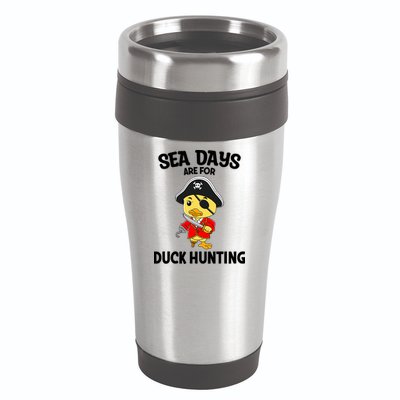 Cruising Sea Days Are For Duck Hunting Rubber Duck Cruise 16oz Travel Tumbler