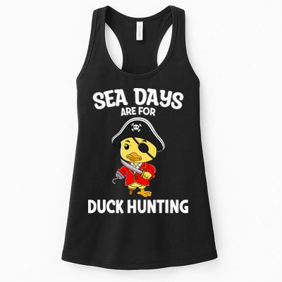 Cruising Sea Days Are For Duck Hunting Rubber Duck Cruise Womens Tank Top
