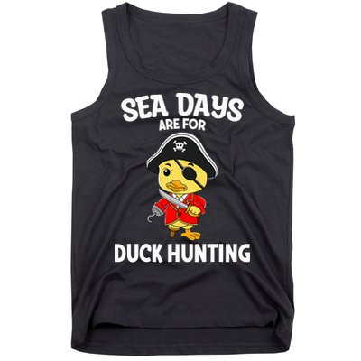 Cruising Sea Days Are For Duck Hunting Rubber Duck Cruise Tank Top