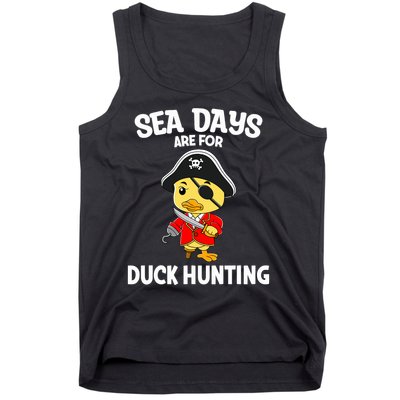 Cruising Sea Days Are For Duck Hunting Rubber Duck Cruise Tank Top