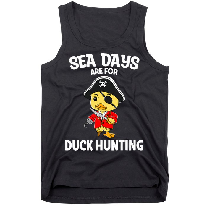 Cruising Sea Days Are For Duck Hunting Rubber Duck Cruise Tank Top