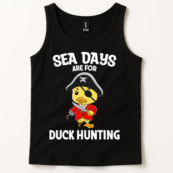 Cruising Sea Days Are For Duck Hunting Rubber Duck Cruise Tank Top