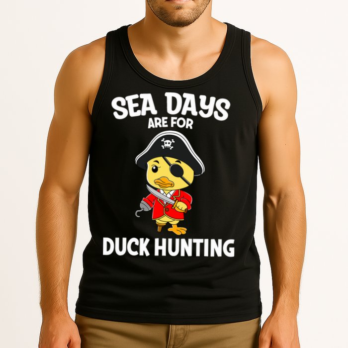 Cruising Sea Days Are For Duck Hunting Rubber Duck Cruise Tank Top