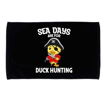 Cruising Sea Days Are For Duck Hunting Rubber Duck Cruise Microfiber Hand Towel