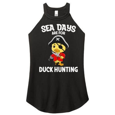 Cruising Sea Days Are For Duck Hunting Rubber Duck Cruise Women's Perfect Tri Rocker Tank