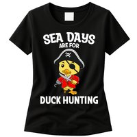 Cruising Sea Days Are For Duck Hunting Rubber Duck Cruise Womens T-Shirt