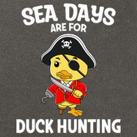Cruising Sea Days Are For Duck Hunting Rubber Duck Cruise Cotton Canvas Backpack