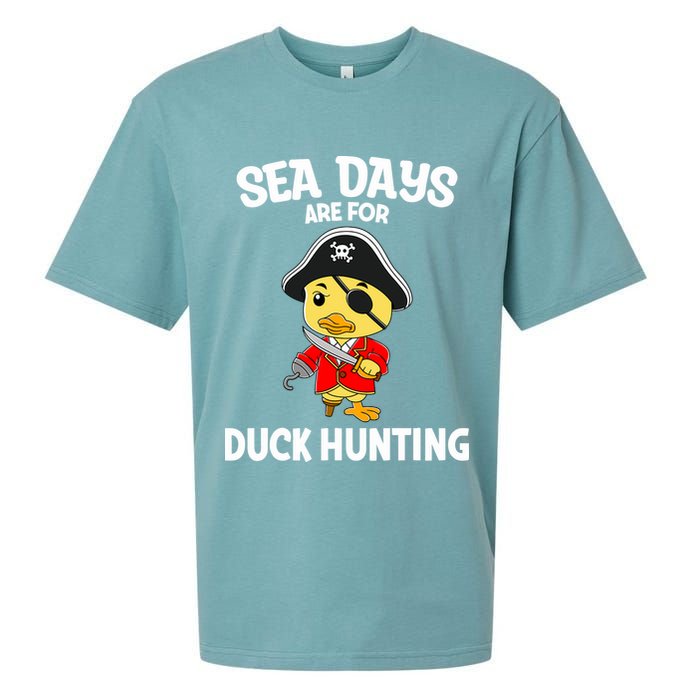 Cruising Sea Days Are For Duck Hunting Rubber Duck Cruise Sueded Cloud Jersey T-Shirt